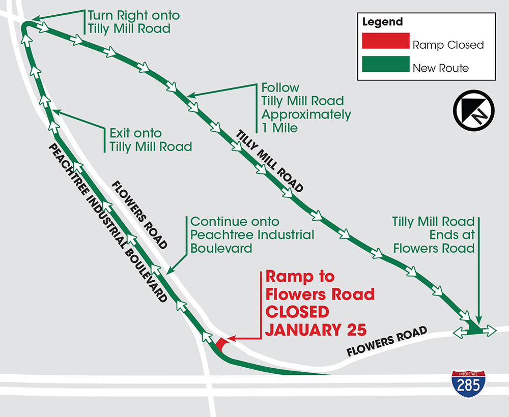 I285 Peachtree Industrial Boulevard Interchange Improvements